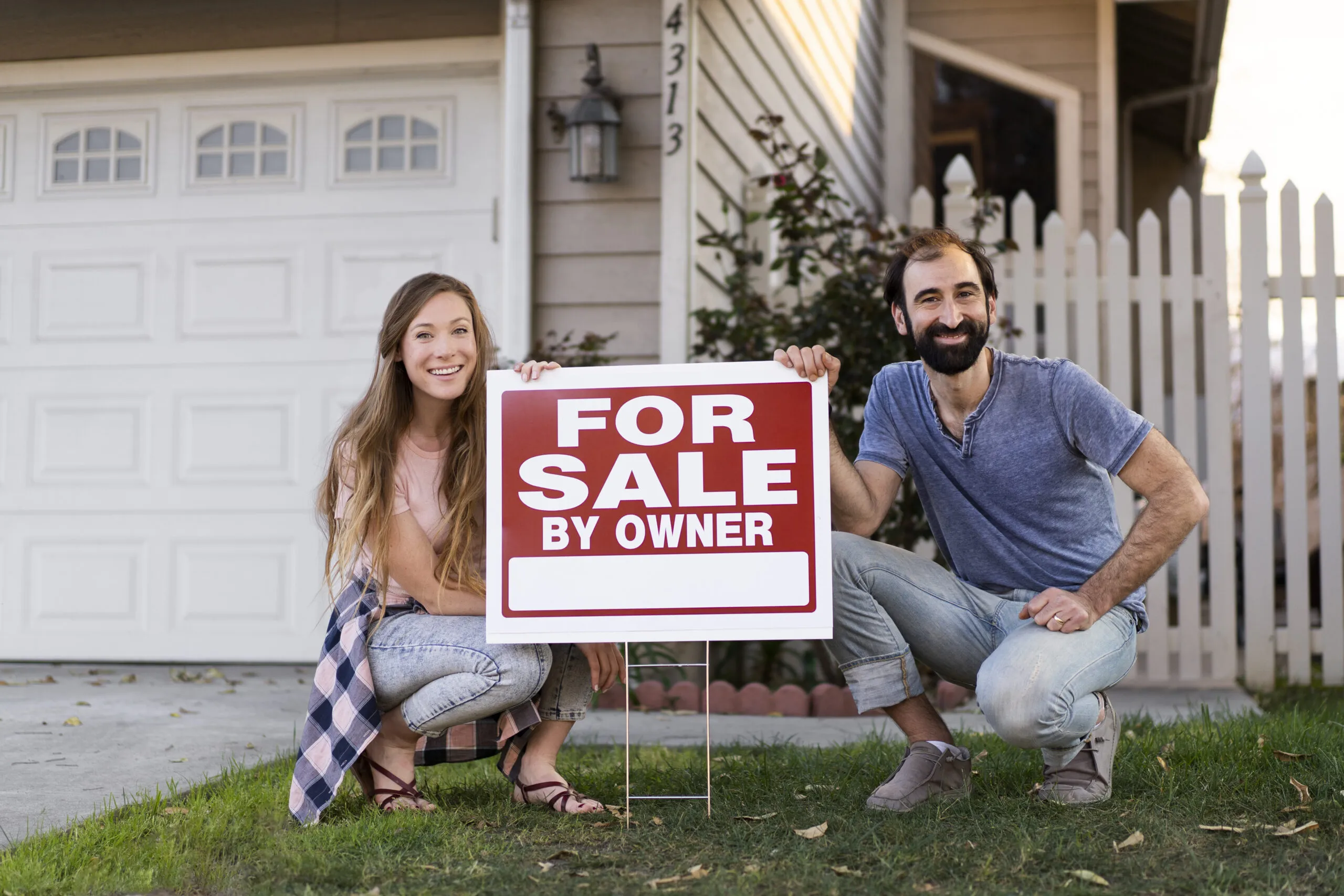 Wyoming homeowners selling a house by owner FSBO sign