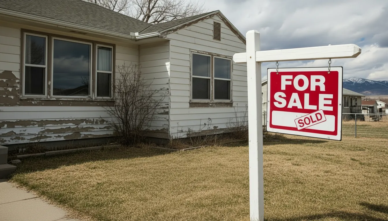 Distressed Wyoming home sold as is with no repairs needed