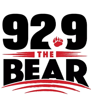 92.9 The Bear radio station logo